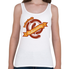 PRINTFASHION Pro Kolbásztöltő - Női atléta - Fehér női trikó