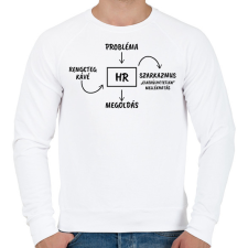 PRINTFASHION Probléma - HR - Megoldás - Férfi pulóver - Fehér férfi pulóver, kardigán