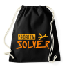 PRINTFASHION probléma megoldó szerelő - Sportzsák, Tornazsák - Fekete