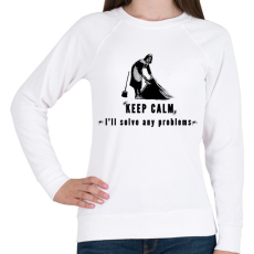 PRINTFASHION problems - Női pulóver - Fehér