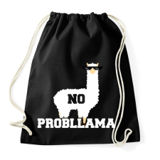 PRINTFASHION Probllama - Sportzsák, Tornazsák - Fekete tornazsák