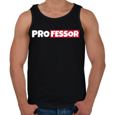 PRINTFASHION PROFESSOR - Férfi atléta - Fekete