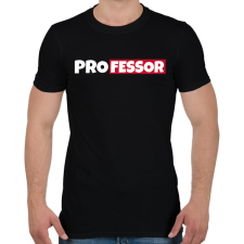 PRINTFASHION PROFESSOR - Férfi póló - Fekete férfi póló