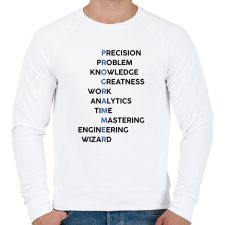 PRINTFASHION Programmer (black) - Férfi pulóver - Fehér férfi pulóver, kardigán