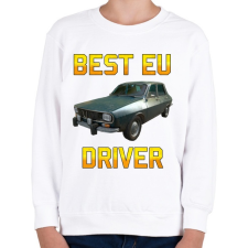 PRINTFASHION PUBG - Best EU Driver - Gyerek pulóver - Fehér gyerek pulóver, kardigán