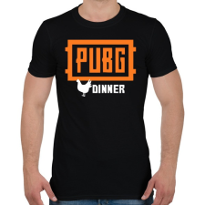 PRINTFASHION PUBG DINNER - Férfi póló - Fekete férfi póló