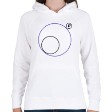 PRINTFASHION PUBG körön kívül - Női kapucnis pulóver - Fehér