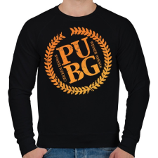PRINTFASHION PUBG LOGO - Férfi pulóver - Fekete férfi pulóver, kardigán