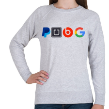 PRINTFASHION PUBG logo paródia - Női pulóver - Sport szürke női pulóver, kardigán