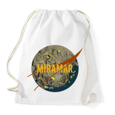 PRINTFASHION PUBG NASA: MIRAMAR - Sportzsák, Tornazsák - Fehér tornazsák