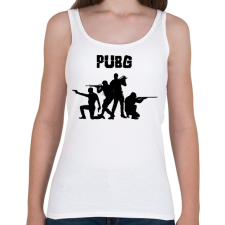 PRINTFASHION Pubg - Női atléta - Fehér női trikó