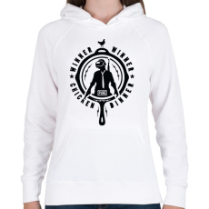 PRINTFASHION Pubg Pan - Női kapucnis pulóver - Fehér