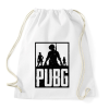 PRINTFASHION PUBG - Sportzsák, Tornazsák - Fehér