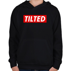 PRINTFASHION PUBG TILTED - Gyerek kapucnis pulóver - Fekete