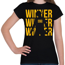PRINTFASHION PUBG Winner - Női póló - Fekete női póló