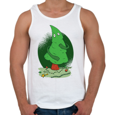 PRINTFASHION Pucér karácsonyfa - Férfi atléta - Fehér atléta, trikó