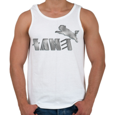 PRINTFASHION puli - Férfi atléta - Fehér atléta, trikó