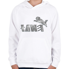 PRINTFASHION puli - Gyerek kapucnis pulóver - Fehér gyerek pulóver, kardigán