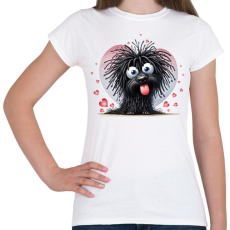 PRINTFASHION Puli - Női póló - Fehér