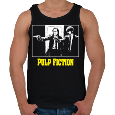 PRINTFASHION Pulp Fiction - Férfi atléta - Fekete