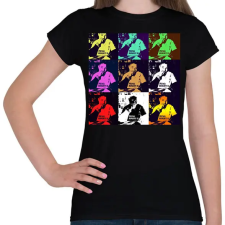 PRINTFASHION Pultnál Hangzott El - Női póló - Fekete női póló