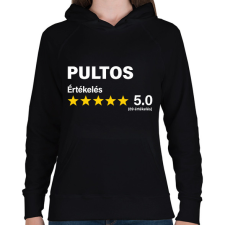PRINTFASHION Pultos Értékelés ***** 5.0 (69 értékelés) - Női kapucnis pulóver - Fekete női pulóver, kardigán
