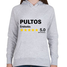PRINTFASHION Pultos Értékelés ***** 5.0 (69 értékelés) - Női kapucnis pulóver - Sport szürke női pulóver, kardigán