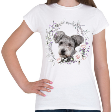 PRINTFASHION pumi kutyus - női - Női póló - Fehér női póló