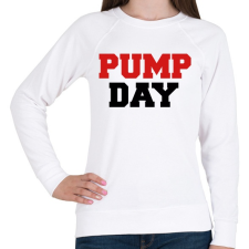 PRINTFASHION PUMP DAY - Női pulóver - Fehér női pulóver, kardigán