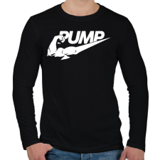 PRINTFASHION PUMP - Férfi hosszú ujjú póló - Fekete férfi póló