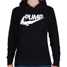 PRINTFASHION PUMP - Női kapucnis pulóver - Fekete