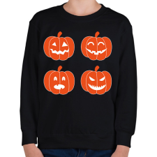 PRINTFASHION pumpkins-1777667 - Gyerek pulóver - Fekete gyerek pulóver, kardigán
