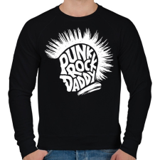 PRINTFASHION Punk Rock Apa - Férfi pulóver - Fekete férfi pulóver, kardigán