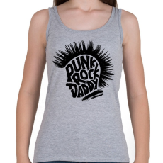 PRINTFASHION Punk Rock Apa - Női atléta - Sport szürke