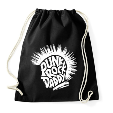 PRINTFASHION Punk Rock Apa - Sportzsák, Tornazsák - Fekete tornazsák