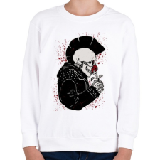 PRINTFASHION Punk szerelem - Gyerek pulóver - Fehér gyerek pulóver, kardigán