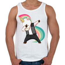 PRINTFASHION Punk unikornis - Férfi atléta - Fehér atléta, trikó