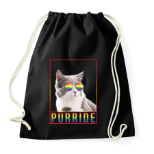 PRINTFASHION Purride - Sportzsák, Tornazsák - Fekete tornazsák