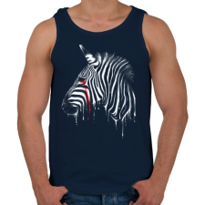 PRINTFASHION Pusztulás - Férfi atléta - Sötétkék atléta, trikó