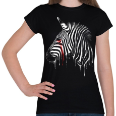 PRINTFASHION Pusztulás - Női póló - Fekete
