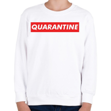 PRINTFASHION Quarantine  - Gyerek pulóver - Fehér gyerek pulóver, kardigán