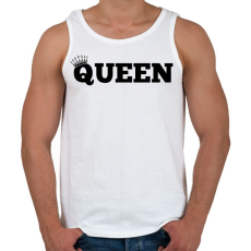 PRINTFASHION Queen  - Férfi atléta - Fehér