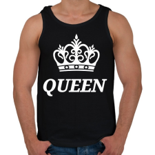 PRINTFASHION Queen - Férfi atléta - Fekete atléta, trikó