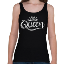 PRINTFASHION Queen - Női atléta - Fekete női trikó
