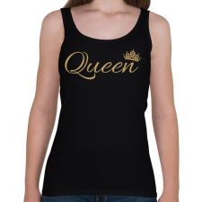 PRINTFASHION Queen - Női atléta - Fekete női trikó