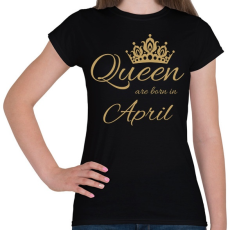 PRINTFASHION Queen  - Női póló - Fekete
