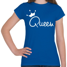 PRINTFASHION Queen - Női póló - Királykék