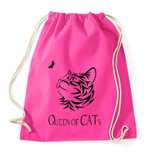 PRINTFASHION queen of cats - Sportzsák, Tornazsák - Fukszia tornazsák