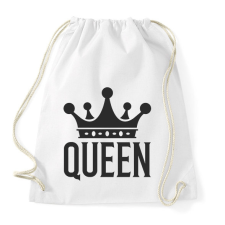 PRINTFASHION QUEEN - Sportzsák, Tornazsák - Fehér tornazsák