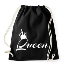 PRINTFASHION queen - Sportzsák, Tornazsák - Fekete tornazsák